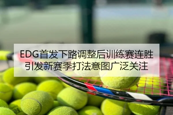 EDG首发下路调整后训练赛连胜引发新赛季打法意图广泛关注